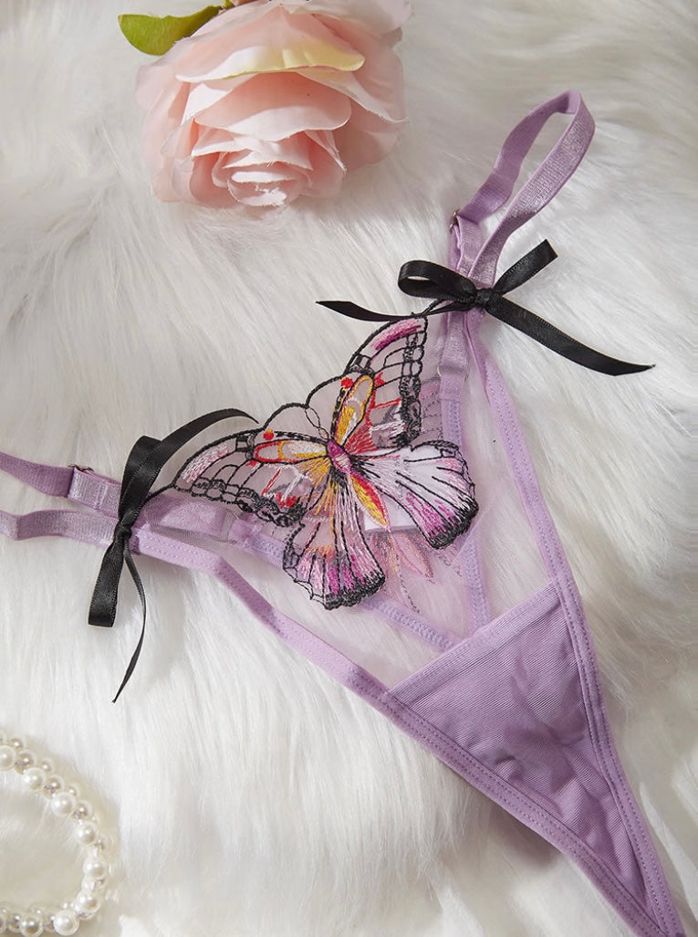 Butterfly Bloom 2-Piece Lingerie Set