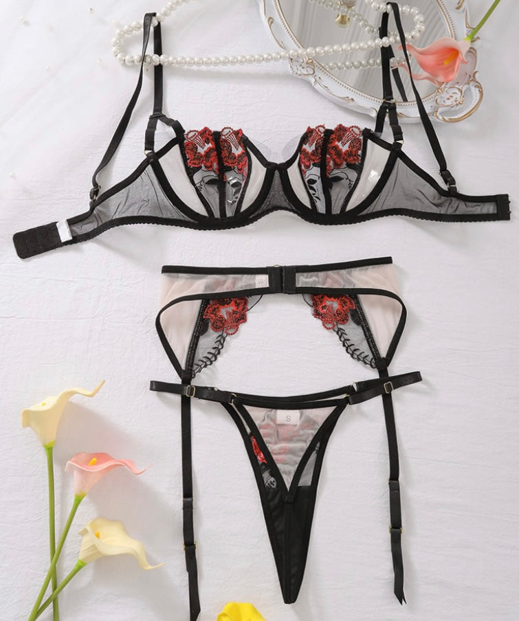 Scarlet Whisper Lingerie Set
