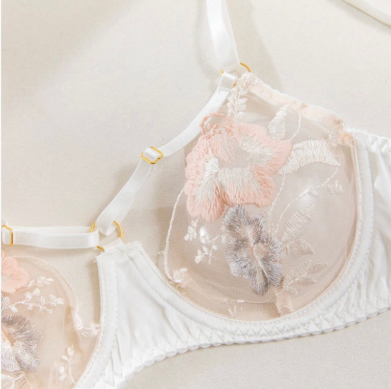 Ivory Petal Lingerie Set
