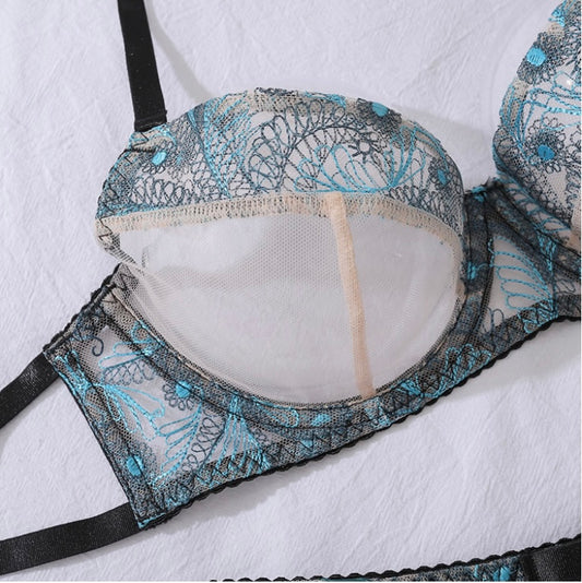 Blue Eden Lingerie Set