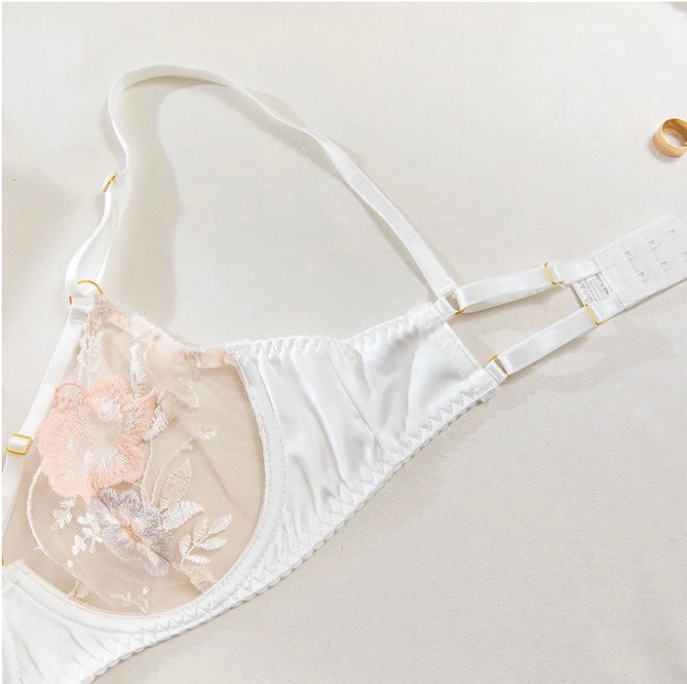 Ivory Petal Lingerie Set